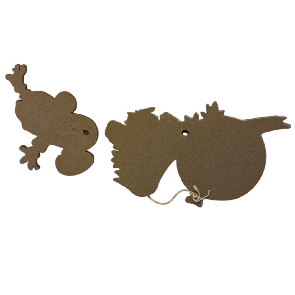 Disney Mickey Mouse and Owl Cardboard Wall Decor Nursery Art Set Vintage - Picture 3 of 7